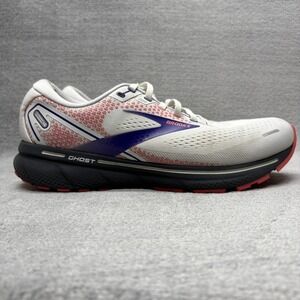 Brooks Ghost 15 Shoes Womens Size 10.5 White Pink Purple‎ Running Cushioned